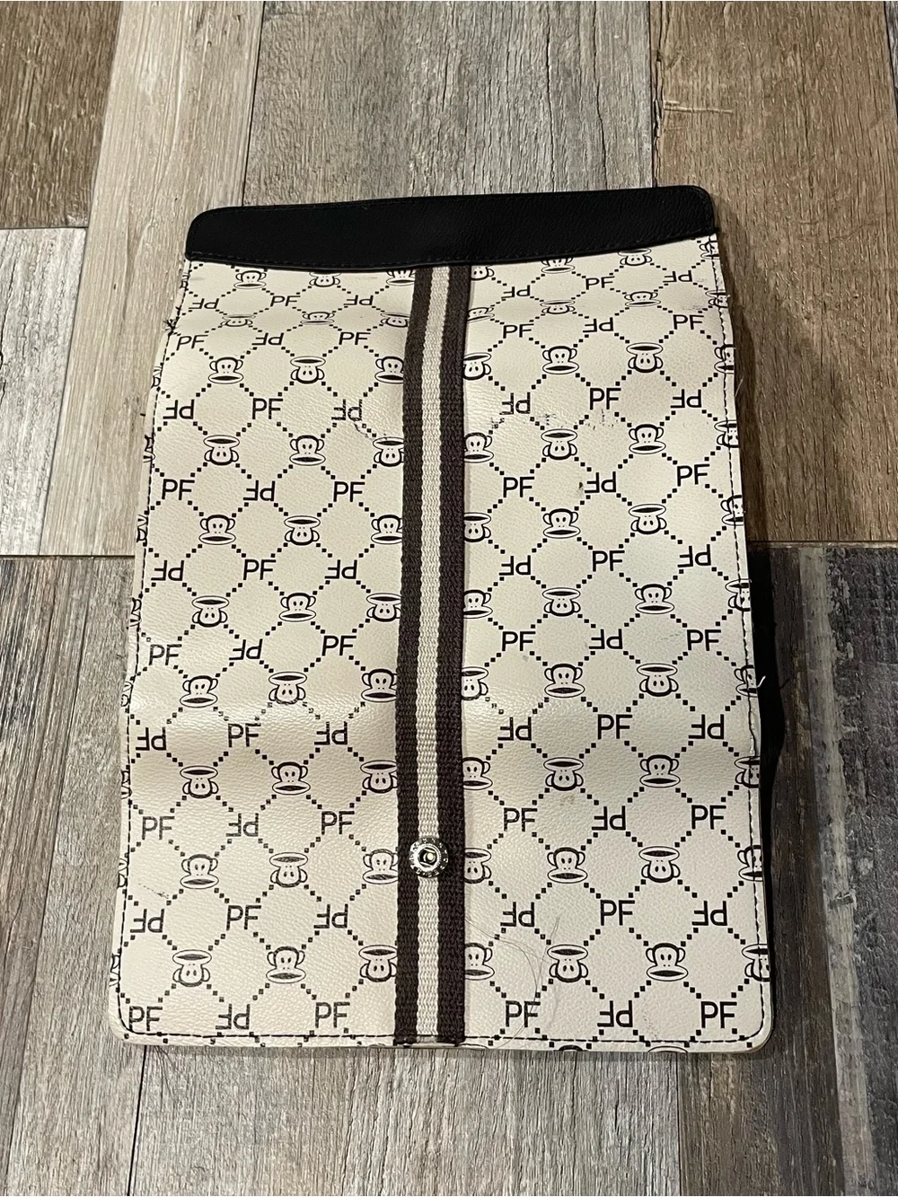 Paul Frank PF Monogram Gucci Style Foldable Wallet Rare
